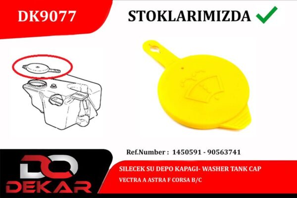 Sılecek Su Depo Kapagı Vectra A Astra F Corsa B/c - 1450591-90563741