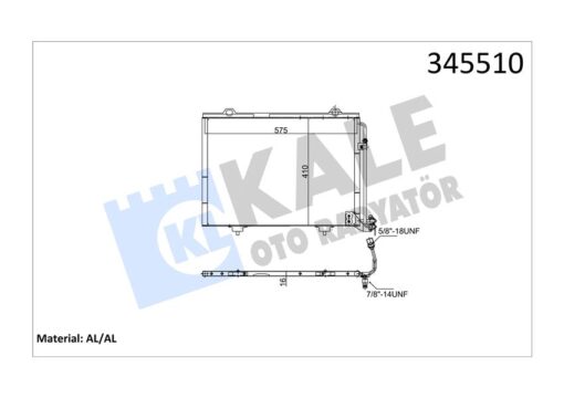 Klıma Radyatoru Mercedes W202 S202 C208 A208 W210 S210 R170 - A2028300970