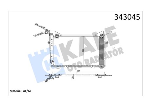 Klıma Radyatoru Mercedes E-class W210 S210 - A2108300470
