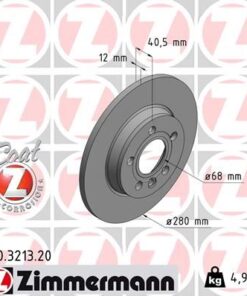 Arka Fren Aynası Transporter Iv 1.9td 2.4d 2.5 Tdi 05/96-04/03 280x12x5dl 986478871-df4047 - 701615601A-7D0615601