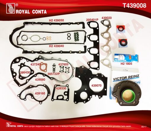 Motor Takım Conta Reınz Keçeli S.lastikli Skcsiz Connect 1.8 Tdcı 02 14 Focus I 98 04 1.8 Td - 2M5Q6008AAT-T146629