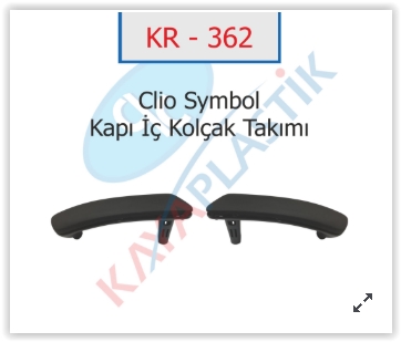 Kapı İç Kolçak Takımı Symbol-sandero - 809603577R