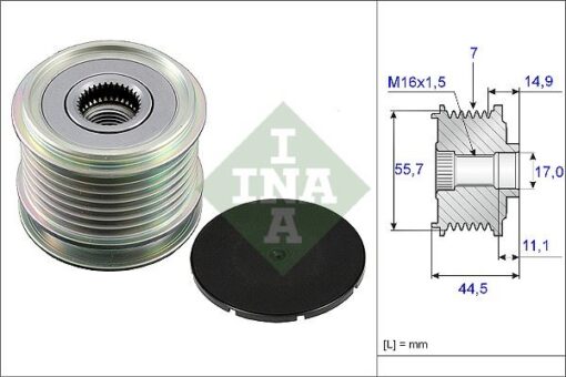 Alternator Kasnagı Mercedes W203 S203 Cl203 C209 A209 W211 R171 - A2711550016