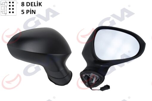 Dış Dikiz Aynası Sağ Ibıza 08 Elektrikli Isıtmalı Konveks Astarlı 5 Fiş Vm-364ehpr - 6J1857508HGRU