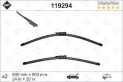 Silecek 60 50 X2 Flatblade-muz Tipi Landrover Freelander 06 - LR008818-LR008820-LR018436-LR018459
