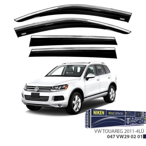 Kromlu Cam Rüzgarlığı Vw Touareg 2011- 4lü