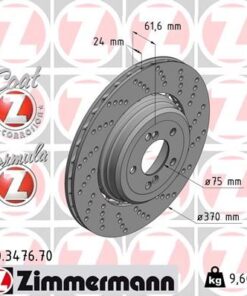 Fren Dıskı Arka Sag Bmw M5 E60 M6 E64 - 34112282808