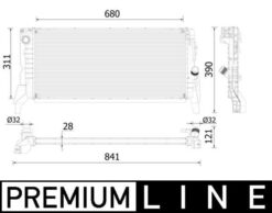 Motor Su Radyatoru Premıum Lıne Bmw F40 F45 F46 F48 F39 Mını F60 F54 F57 - 17117617636