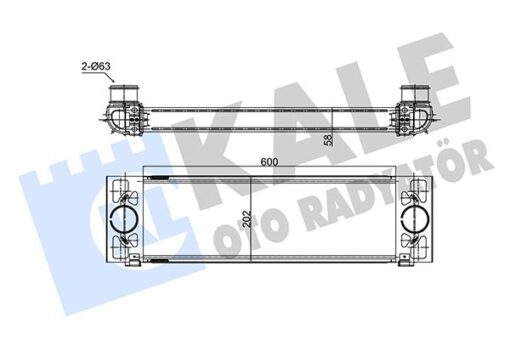 Turbo Intercooler Radyatoru Ford Transıt 2.2 135 140ps 11 3.2 200ps Tdcı 06 - 8C169L440BB-8C169L440CA-4851182