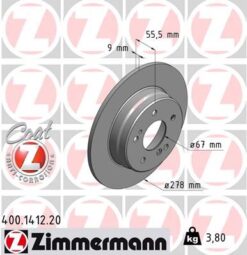 Fren Dıskı Arka Mercedes W202 W203 Cl203 W210 C208 W124 - A2034230112
