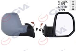Dış Dikiz Aynası Sağ Berlıngo-partner 08 Elektrikli Isıtmalı Sensörlü Astarlı Konveks Vm-6118ehpsr - 8153.TQ-8153.TT