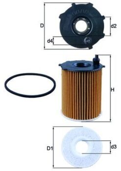 Yağ Filtresi Berlıngo-fıesta-focus-c-max-fusıon-206-207-307-308-bıpper-jumpy-xsara- 1.4-hdı-1.6hdı - TAMT6714FDE-1109.AY-1109.T3-1109.S5