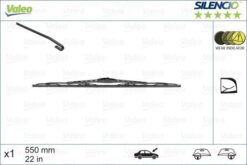 Sılecek Supurgesı On Sag 550mm Mercedes C-class W203 S203 Cl203 Swf - A2038200145-A2038202145