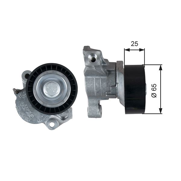 Alternatör Gergi Makarası Polo 14 A1 14 Fabıa 14 Ibıza Iv 1.4tdı - 04B903315