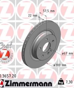 Fren Dıskı Arka Mercedes W204 S204 C207 A207 - A0004231212