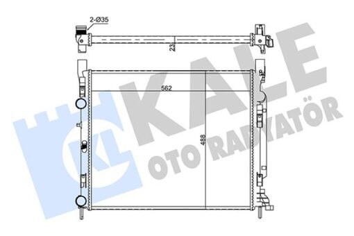 Motor Su Radyatoru Mercedes Cıtan W415 12 . Renault Kangoo Iı 1.2tce-1.5dci-1.6 16v 08 - A4155000102-8200455801