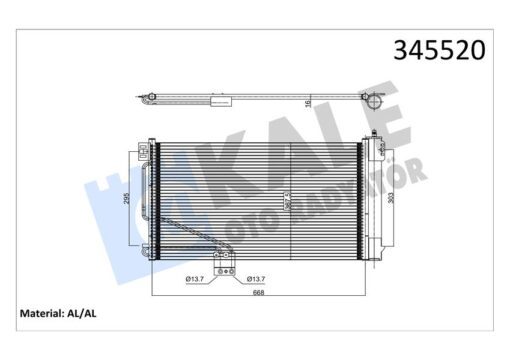 Klıma Radyatoru Mercedes Slk-class R171 04 11 - A1715000154