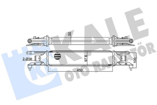 İntercooler Al/pl/brz Grande Punto-punto-punto Evo - 55700449-51837369-50540161
