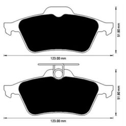 Arka Balata Focus Iı Cmax 03 Connect 02 Laguna Iıı 07 Opel Vectra C 02 Sıgnum 03 Cıtroen C5 08 Peugeot P508 10 18 1647875980-4254.a8 - 3M512M008AC-440601689R-93192623
