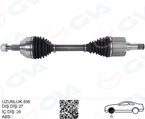 On Aks Komple Sol Kuga I 08 13 2.0 Tdcı - 8V413B437AC-8V413B437AB-1594946