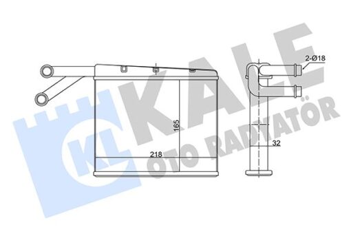 Kalorıfer Radyatoru Mercedes Sprınter B901 B904 95 06 - A0038356101