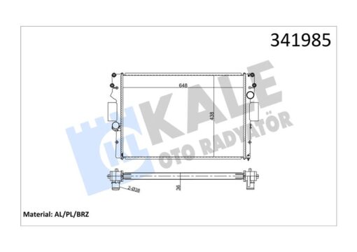 Su Radyatörü Iveco Daıly Iıı-ıv 06-11 Mt Brazıng 648x438x36 500039637 - 504045487-504045489-504084141