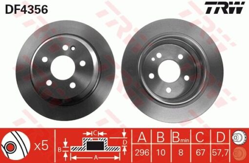Fren Dıskı Arka Mercedes Vıto W639 03 - A6394230112