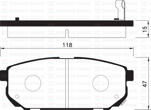 Arka Fren Balata Kıa Sorento 2.5l D4cb Crdi 02- - 583023ED00-583023EE00-583023ED01