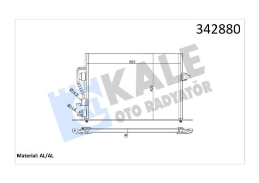 Klima Kondenseri Ford Cougar-mondeo Iı- Al-al - 97BW19710AE