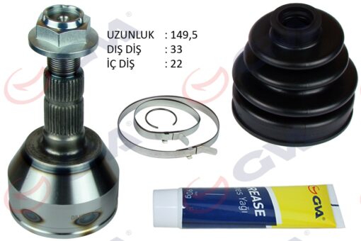 Aks Kafası Dış Ön Astra H-zafıra B 1.4i-1.i6 04-09 33x22x53 149.5mm - 1603273-374671