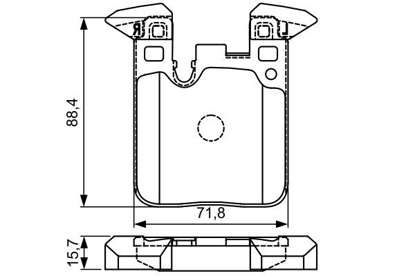 Fren Balatası Arka Bmw F30 F20 F22 F87 F23 F32 F82 M Spor - 34212284989-34218099354-34216855474