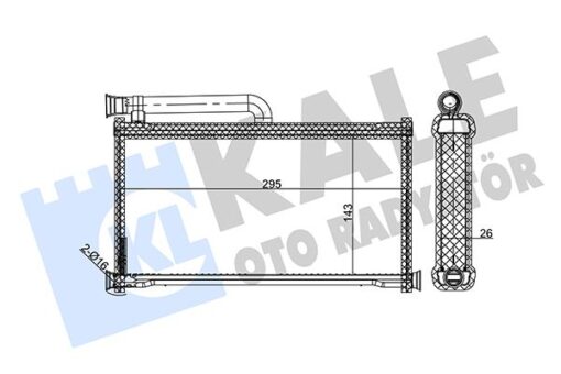 Kalorifer Al/pl/brz A6 2.0-2.7 Tdı 04 - 4F0820031A-4F0820031C-4F0819031B