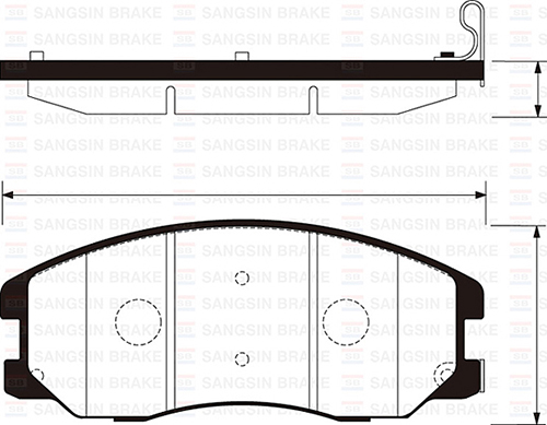 Ön Fren Balata Chevrolet Captıva 2.0l 2.4l 06- - 22850989-4808861-96626070-20789468