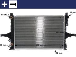 Motor Su Radyatör Volvo S60 01 10 S80 98 06 V70 00 07 Xc70 00 07 - 8602539-31319062-36000488-31319056