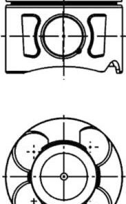 Motor Piston Segman Std 69.60mm Euro5 Astra J-corsa D-fıorıno-lınea 1.3 16v A13dte Starstop Var 90ps 87-435700-02 - 55229807-55229809-55229811