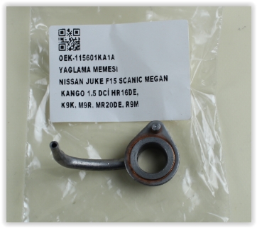 Yağlama Memesi Nıssan Juke F15-scanıc-mgn-kng 1.5 Dci Hr16de-k9k-m9r-mr20de-r9m - 115601KA1A