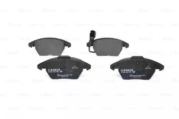 0986tb2457-ön Balata Fişli Caddy Iıı 04 Golf Iv V Vı 97 Jetta Passat 05 Polo 09 Octavıa 04 - 1K0698151-1K0698151E-WVA23587