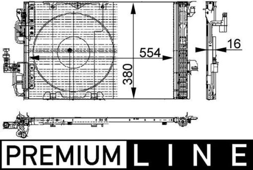 Klima Kondenseri Kurutucu İle Astra G-zafıra 1.2 16v-1.4 16v-1.6 16v-1.8 16v-2.0 1 6v 554x380x16 - 1850055-93170621-1850074-24431901