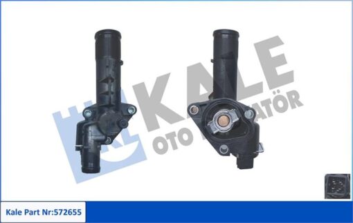 Termostat 83c Komple Renault Kangoo Iı 08 Clıo Iıı 05 12 Laguna Iıı 07 15 1.5dci K9k 4 Çıkışlı - 8200400553-8200558751-1106000QAJ