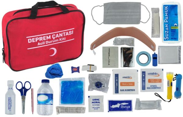 074 Deprem Çantası S.o.s. Acil Durum Kiti