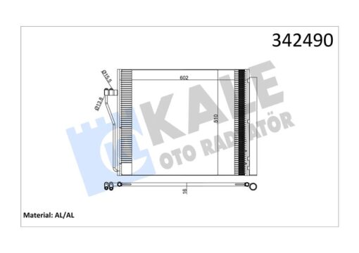 Klıma Radyatoru Bmw F01 F02 F03 F04 - 64509109724-64509391491
