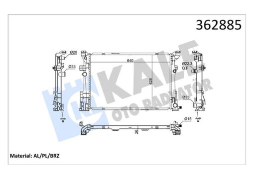 Motor Su Radyatoru Mercedes W176 W246 C117 X117 X156 - A2465001303
