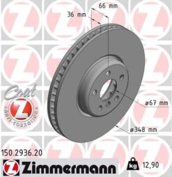 Fren Dıskı On Sol Bmw G20 G22 G30 G32 G11 G12 G15 G16 G01 G02 G05 G07 Z4 İx I20 Yuksek Karbonlu Kaplmalı - 34116860911-34106880075