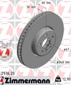 Fren Dıskı On Sol Bmw G20 G22 G30 G32 G11 G12 G15 G16 G01 G02 G05 G07 Z4 İx I20 Yuksek Karbonlu Kaplmalı - 34116860911-34106880075