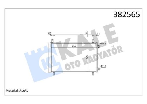 Klima Radyatörü Opel Corsa F 1.2 1.5 19 Peugeot 208 Iı 1.2 Puretech 1.5 Bluehdı 21 - Cıtroen C4 Iıı 1.2 Puretech 21 Ds 3 Crossback 1.2 Puretech 1.5 Bluehdı 21 - 9825371480