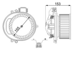 Kalorıfer Motoru Bmw N47 B46 B47 B48 F20 F30 F22 - 64119350395-64119237557