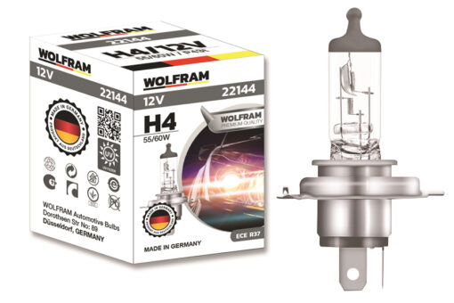 Ampul 12v H4 60/55 P43t Standart Işık Tırnaklı P43t 64193