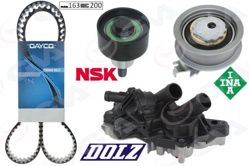 Devirdaimli Eksantrik Gergi Kiti Polo-golf7-passat-a3-leon 1.2 Tsı-1.4 Tsı 13 5 Çıkışlı Cjza-cjzb- Cyva-cyvb 163 Diş - 04C109244D-04E109479A-04E198119