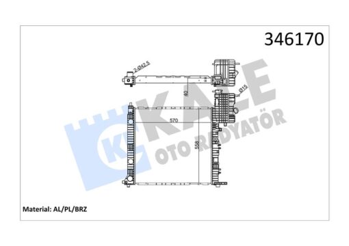 Motor Su Radyatoru Mercedes Vıto W638 96 03 Klımasız - A6385011601