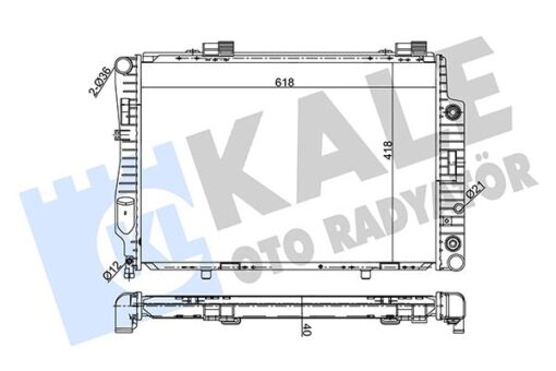 Motor Su Radyatoru Mercedes C-class W202 S202 - A2025004103